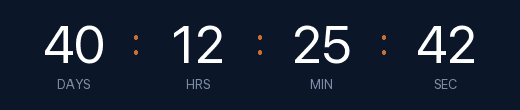 Countdown timer — offer ends 30 June 2026
