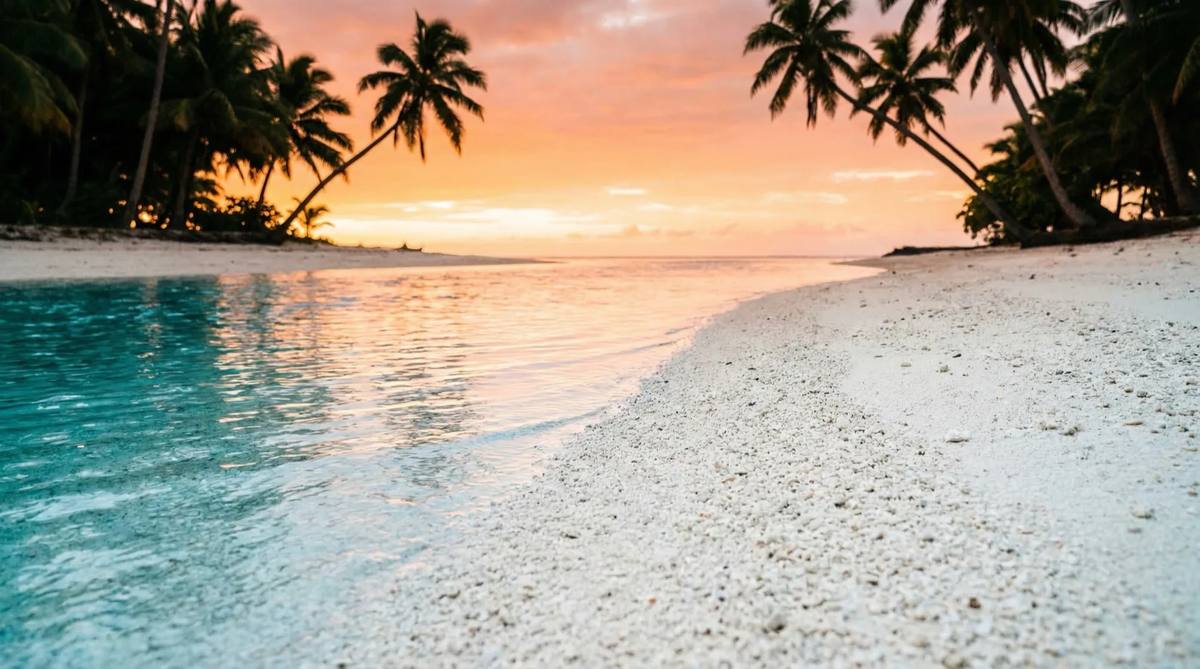 Aerial view of Fiji